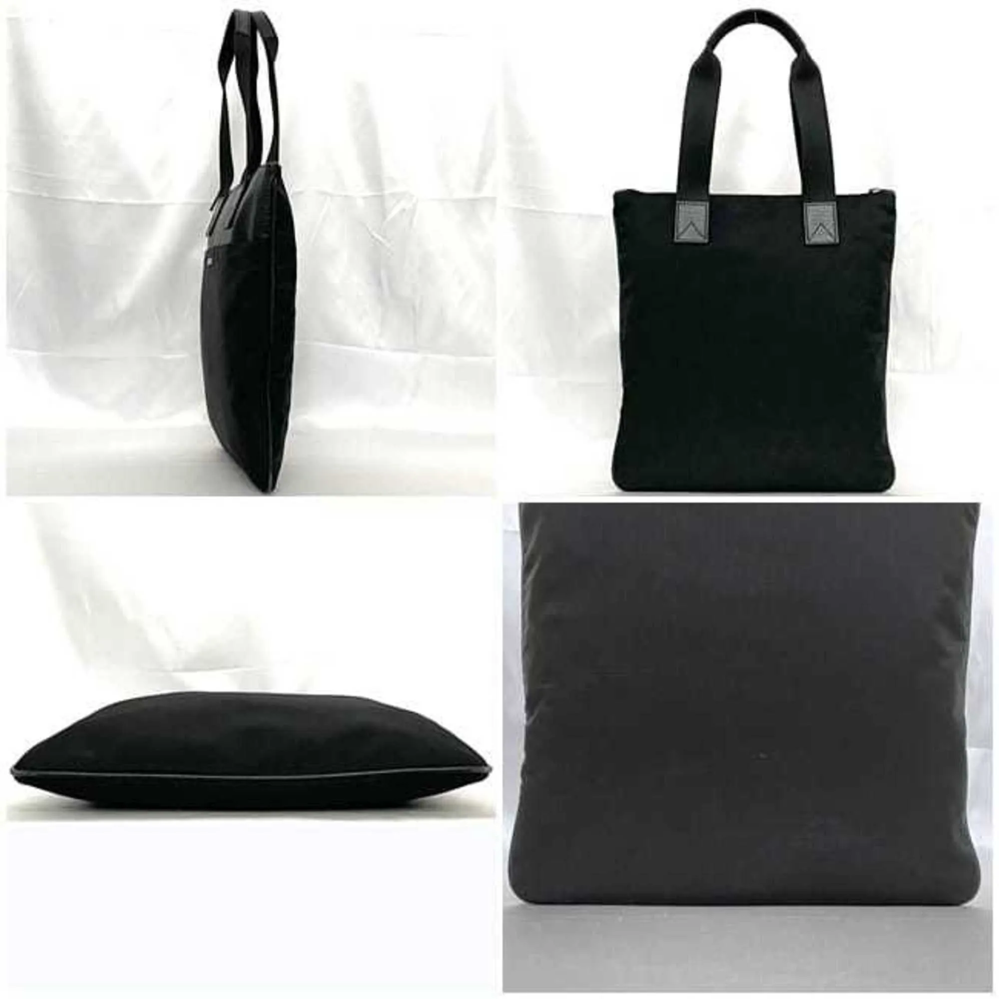 Salvatore Ferragamo Canvas Leather Tote Bag (Pre-Owned)