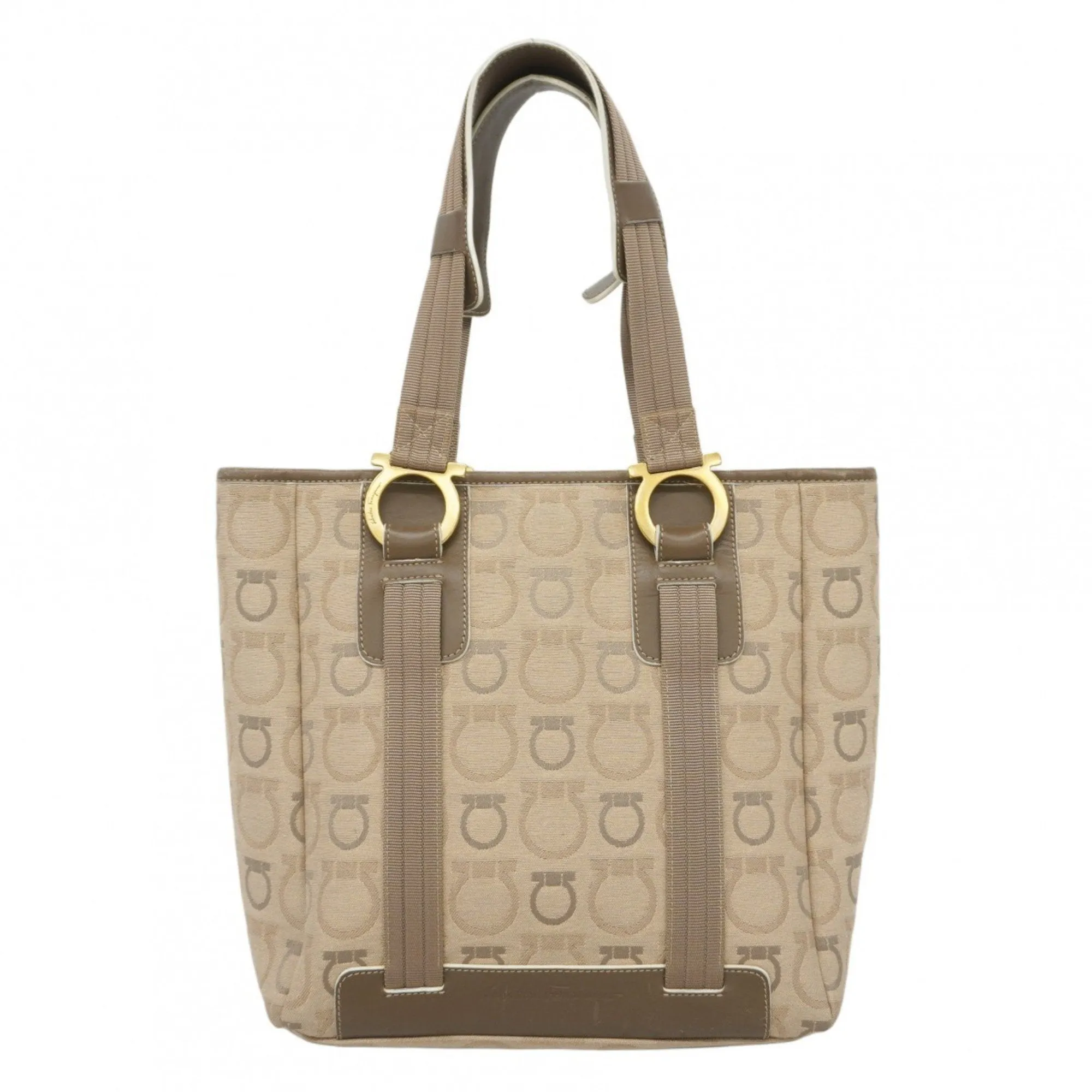 Salvatore Ferragamo  Canvas Tote Bag (Pre-Owned)