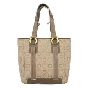 Salvatore Ferragamo  Canvas Tote Bag (Pre-Owned)