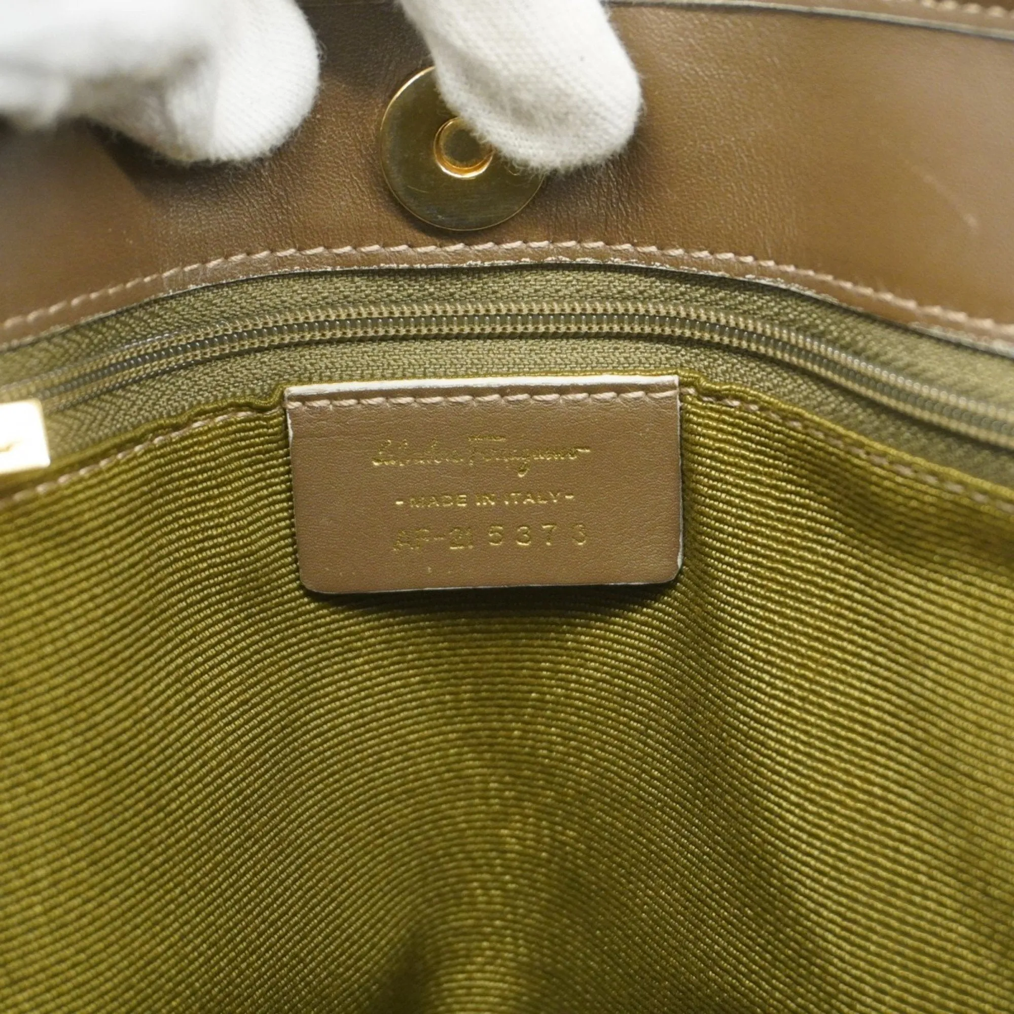 Salvatore Ferragamo  Canvas Tote Bag (Pre-Owned)