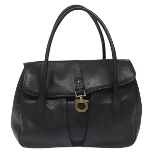Salvatore Ferragamo Gancini Leather Tote Bag (Pre-Owned)