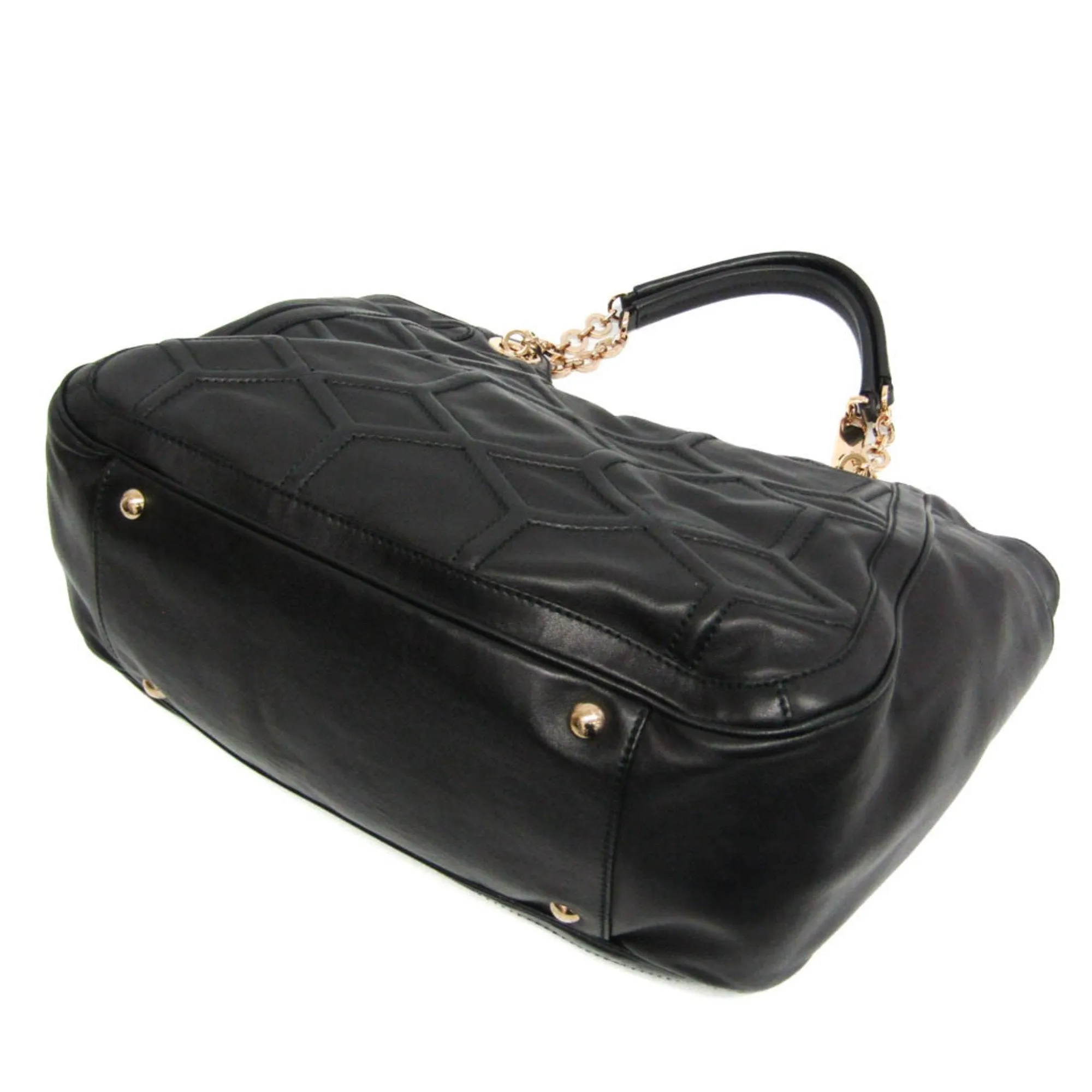 Salvatore Ferragamo Gancini  Leather Tote Bag (Pre-Owned)
