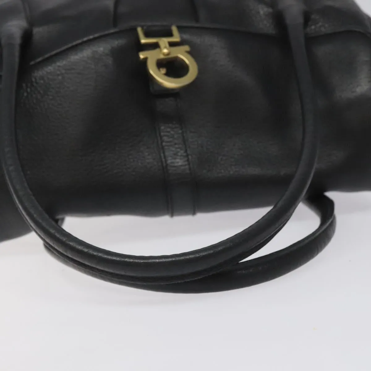 Salvatore Ferragamo Gancini Leather Tote Bag (Pre-Owned)
