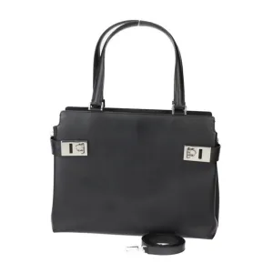 Salvatore Ferragamo  Leather Handbag Shoulder Bag Tote Bag (Pre-Owned)
