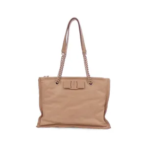 Salvatore Ferragamo Leather Shoulder Bag Tote Bag (Pre-Owned)