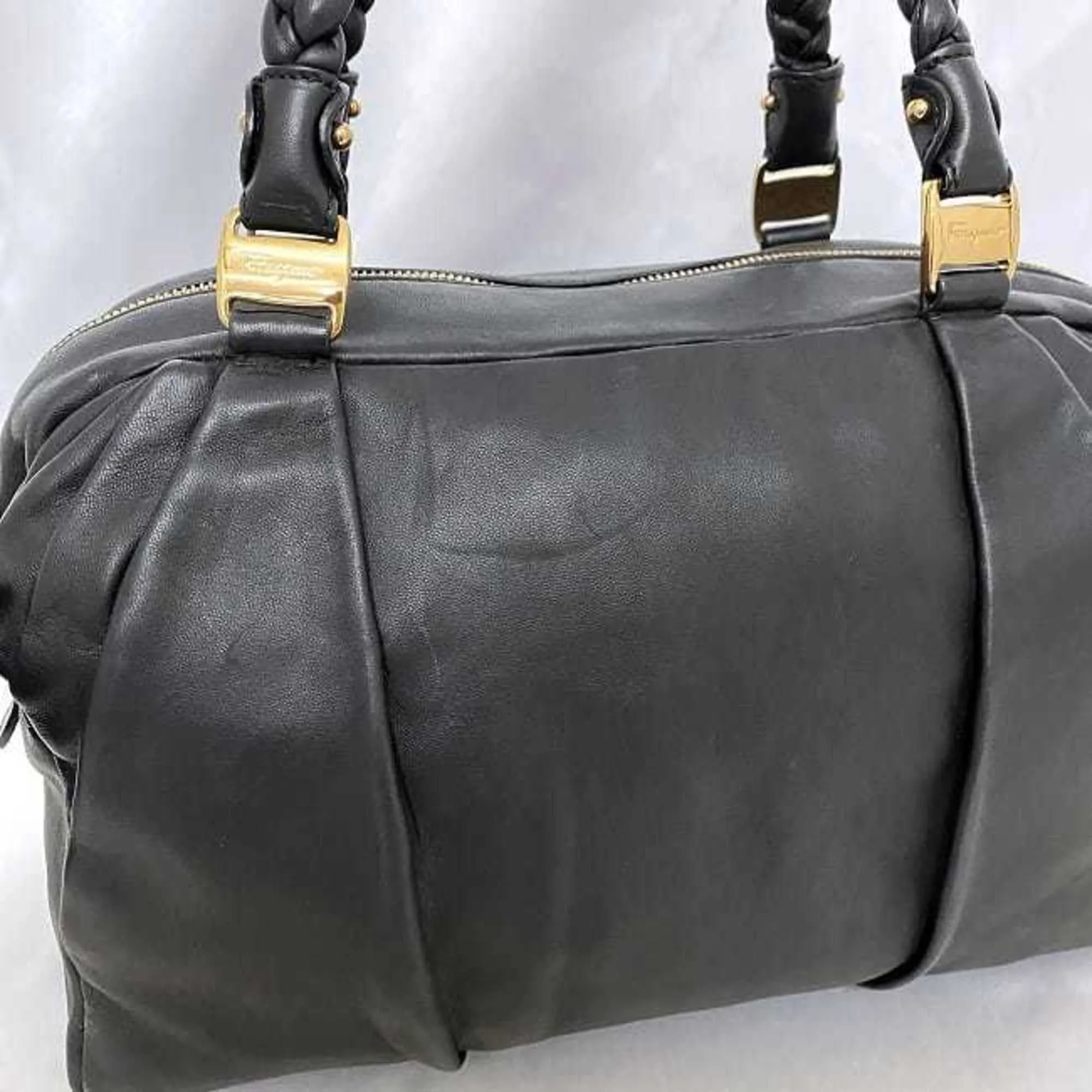 Salvatore Ferragamo Leather Tote Bag (Pre-Owned)