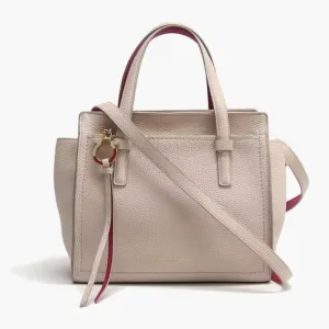 Salvatore Ferragamo  pink Leather Handbag Shoulder Bag Tote Bag (Pre-Owned)