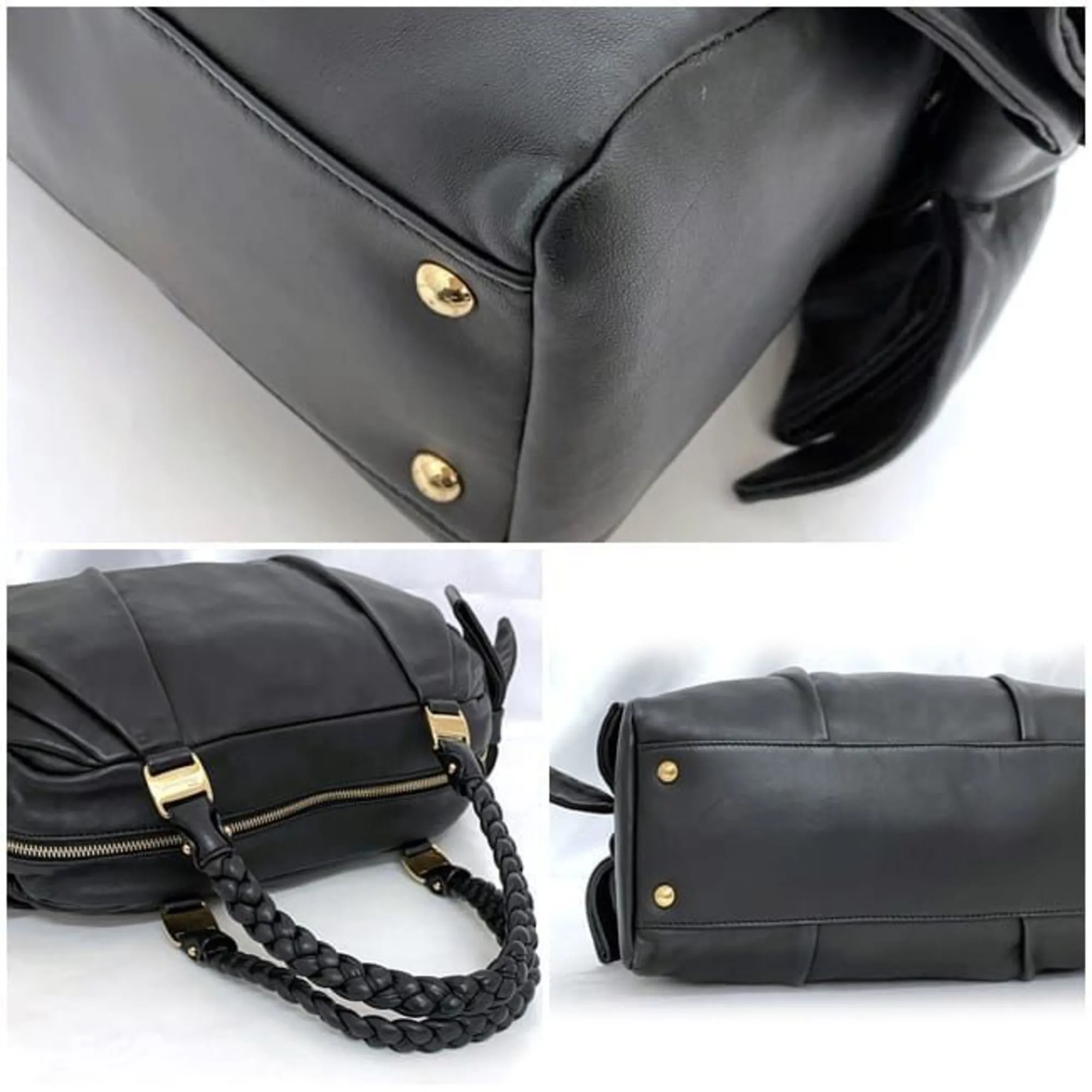 Salvatore Ferragamo Vara Leather Tote Bag (Pre-Owned)