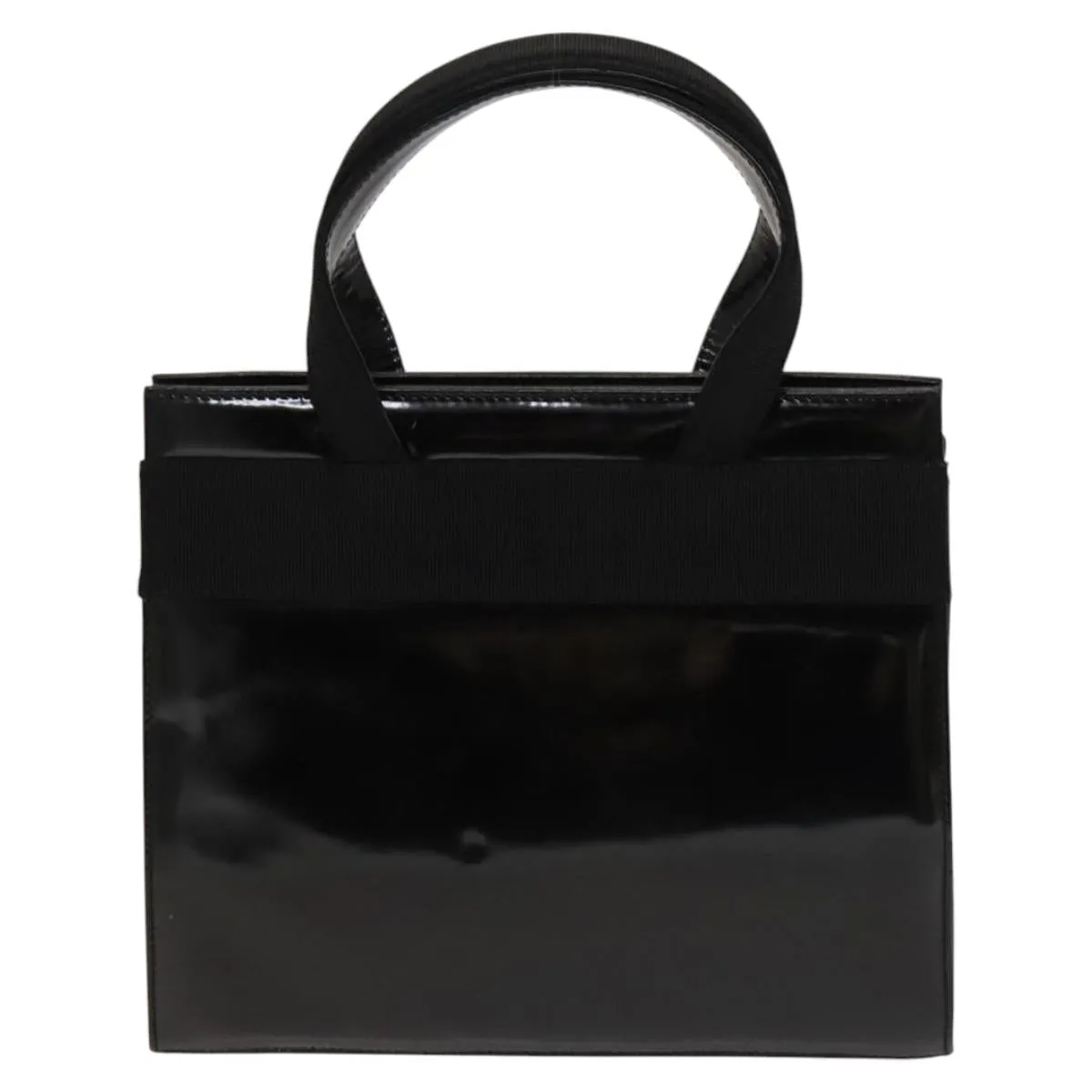 Salvatore Ferragamo Vara Patent Leather Handbag (Pre-Owned)