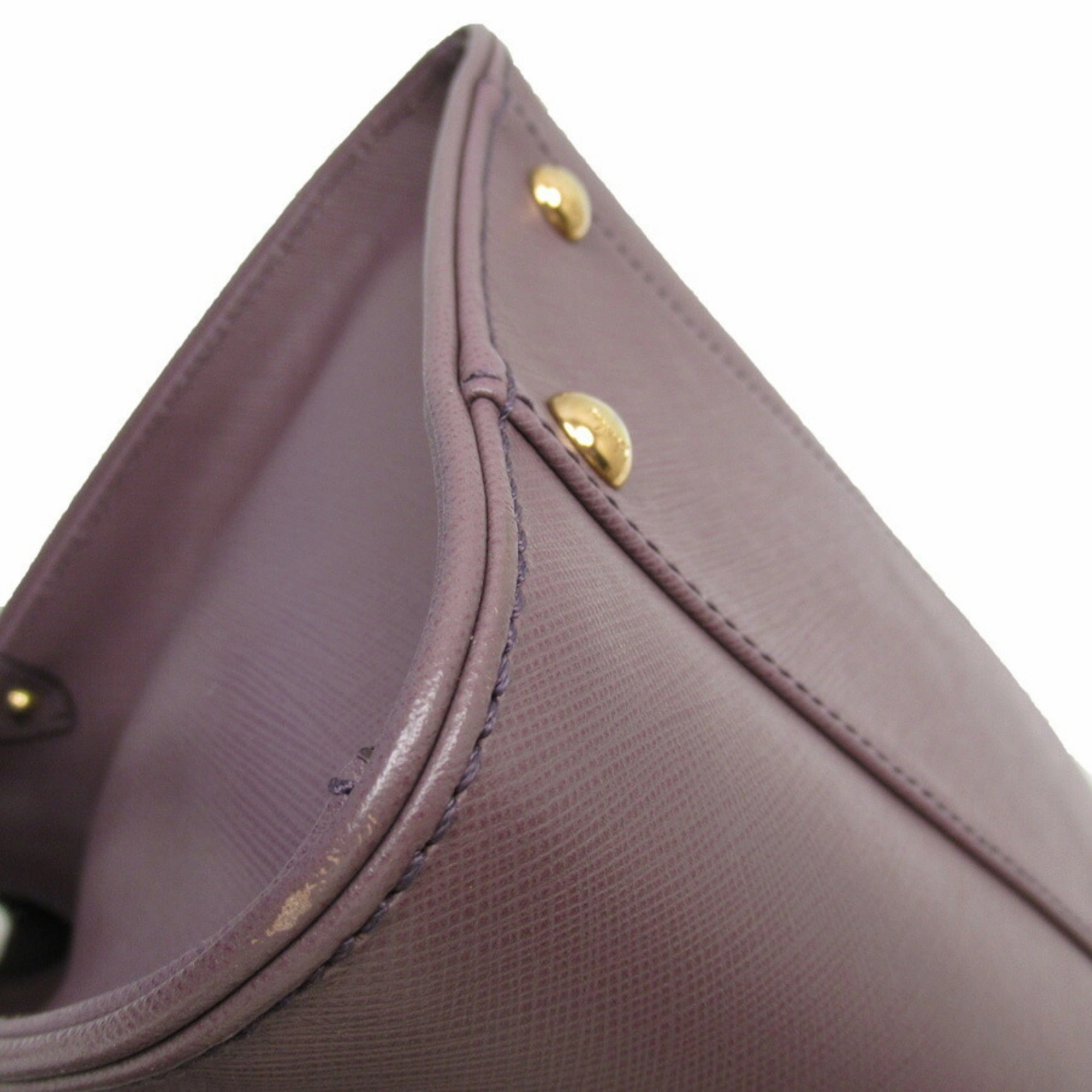 Salvatore Ferragamo Gancini  Leather Handbag (Pre-Owned)
