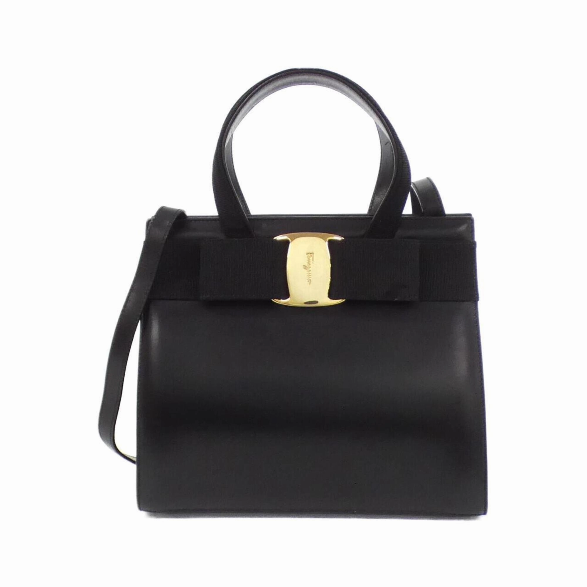 Salvatore Ferragamo Leather Handbag (Pre-Owned)