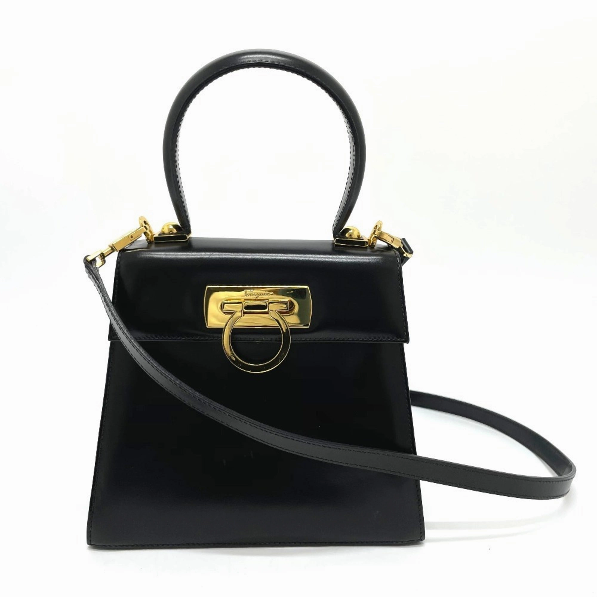 Salvatore Ferragamo  Leather Handbag (Pre-Owned)