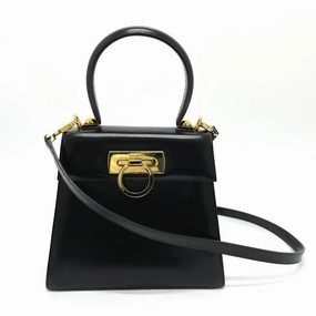 Salvatore Ferragamo  Leather Handbag (Pre-Owned)