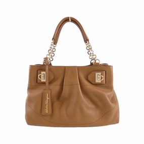 Salvatore Ferragamo Leather Handbag (Pre-Owned)