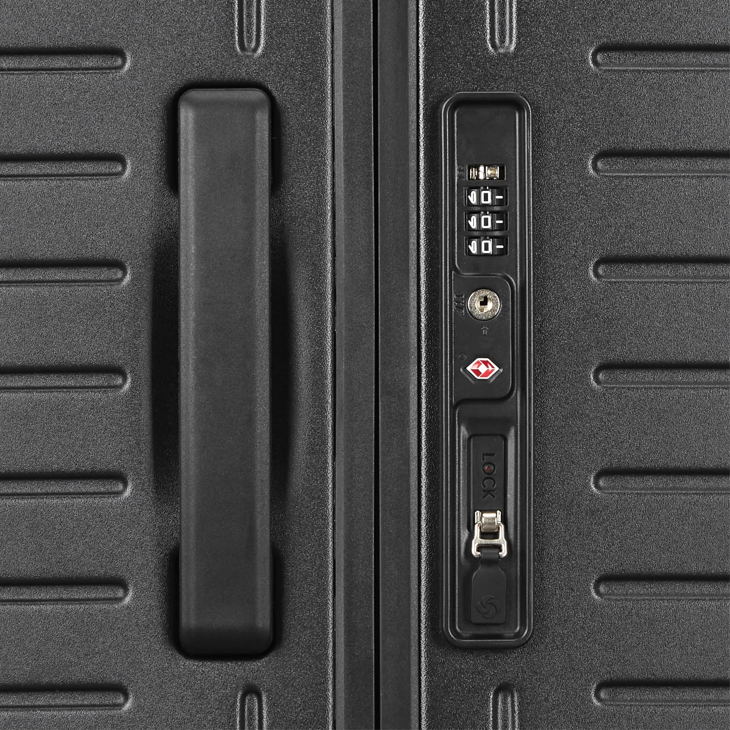 Samsonite Framelock Max Hardside Luggage with Spinner Wheels, Lightweight zipper-less (Large Spinner)