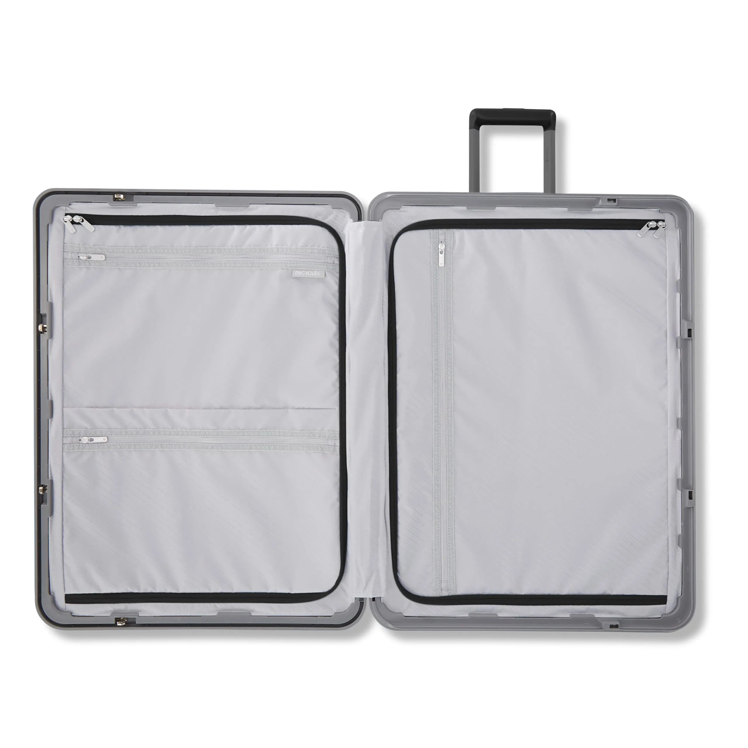 Samsonite Framelock Max Hardside Luggage with Spinner Wheels, Lightweight zipper-less (Large Spinner)