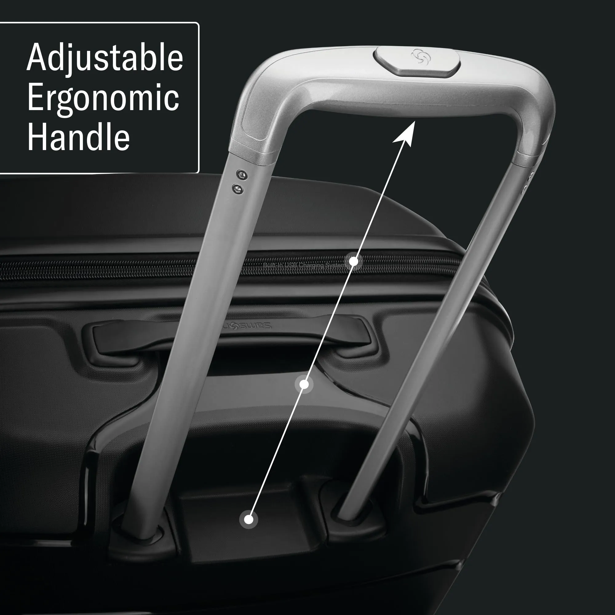 Samsonite Freeform 2 Piece Set (21"/28") 4-Wheel Luggage Sets