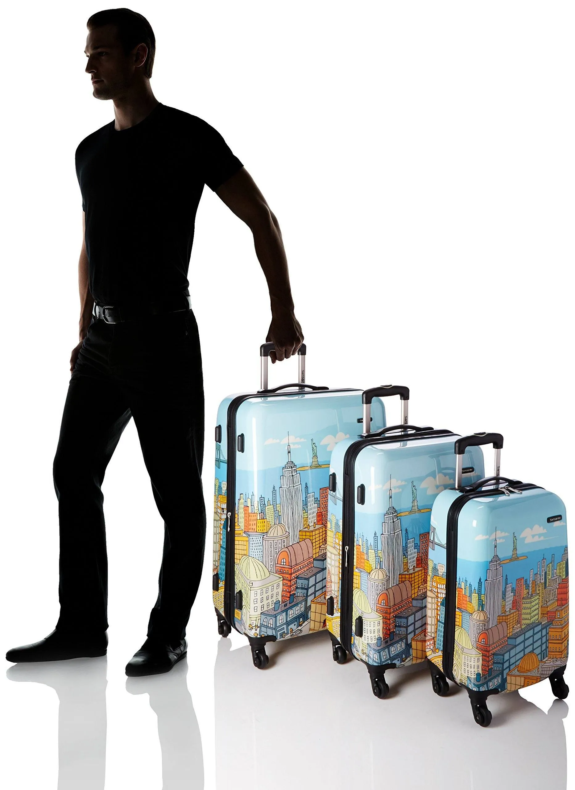 Samsonite NYC Cityscapes 3 Piece Set 20/24/28