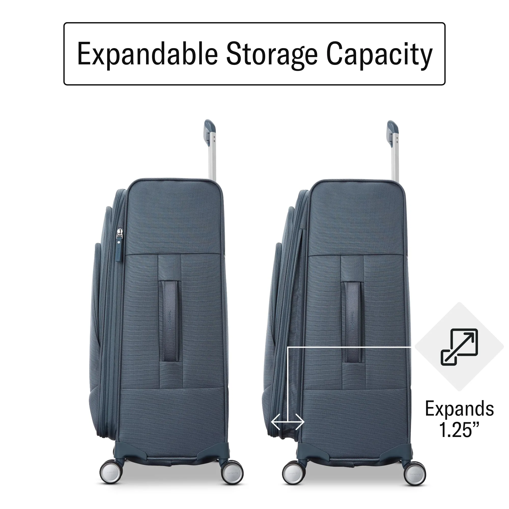 Samsonite UpLIFT Checked-Large 29-InchLightweight Softside Expandable Spinner