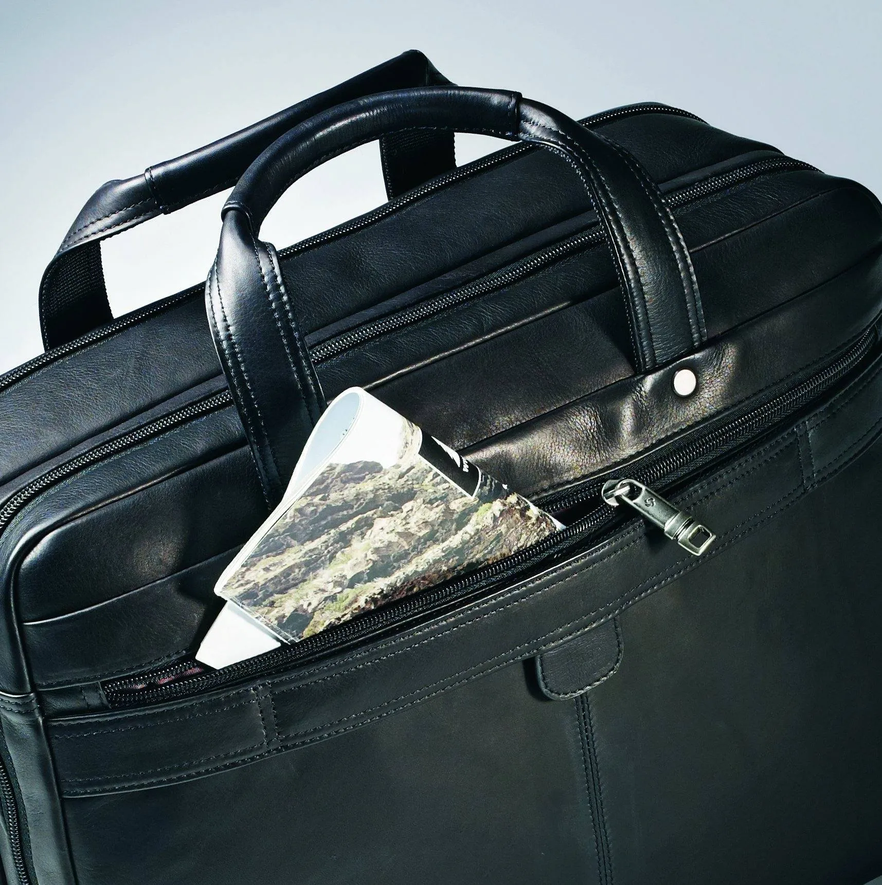 Samsonite Vachetta Leather 2 Pocket Business Case