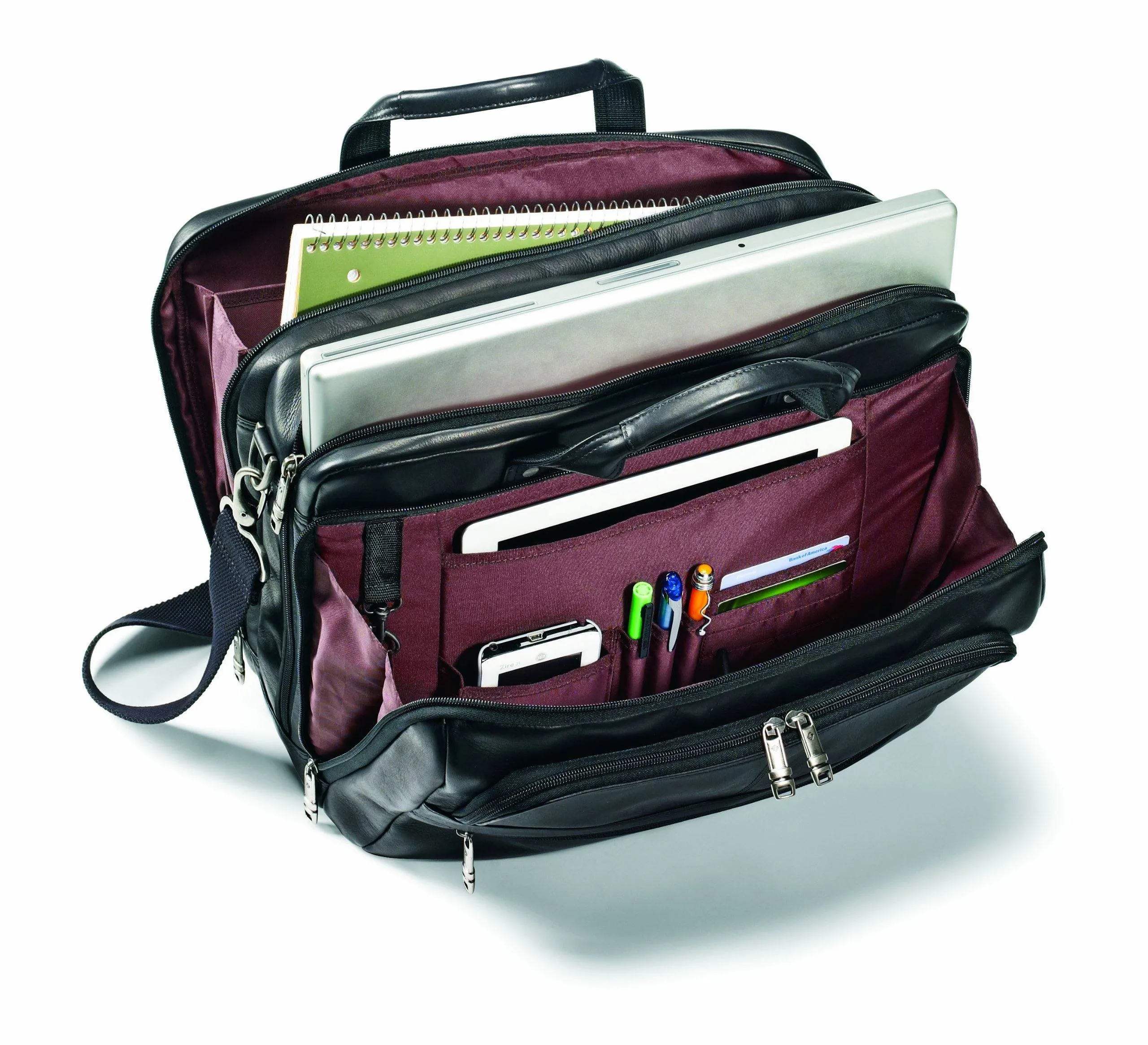 Samsonite Vachetta Leather 2 Pocket Business Case