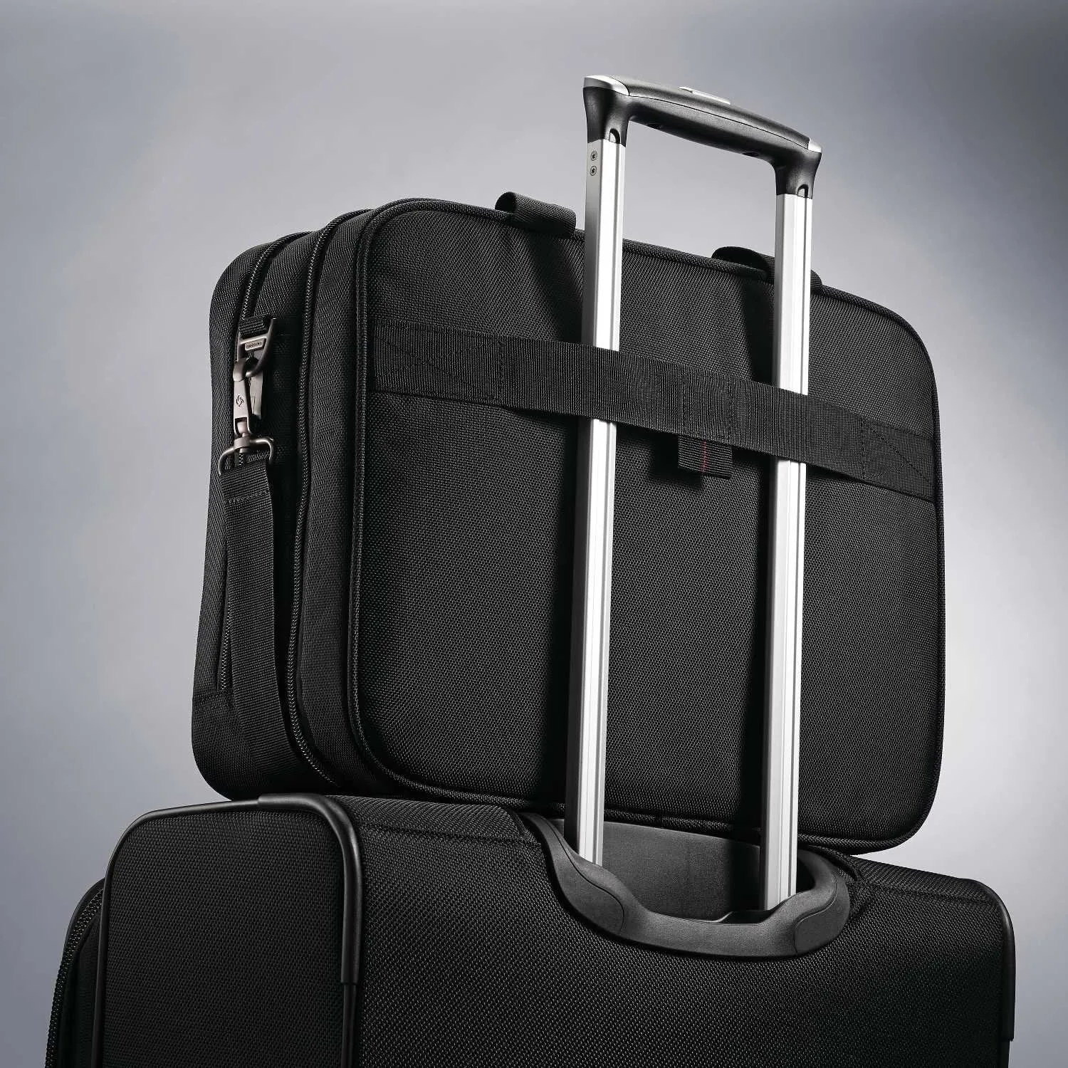 Samsonite Xenon 3.0 Gusset Check-Point Friendly Tech Locker Brief, Black, Double