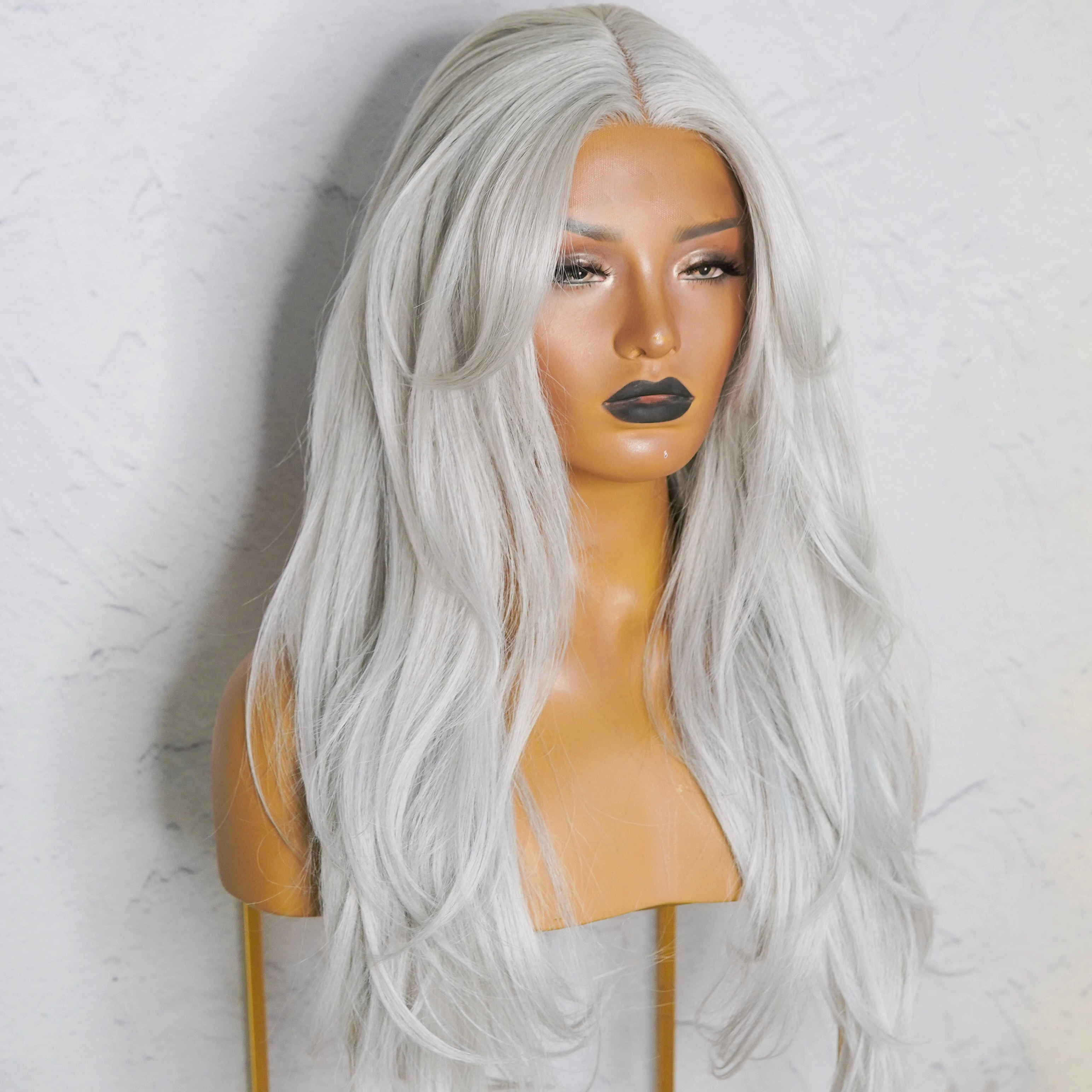 SELENE Silver Lace Front Wig