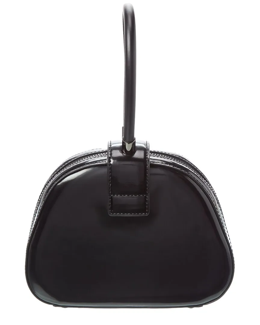 Self-Portrait Leather Top Handle Mini Bag