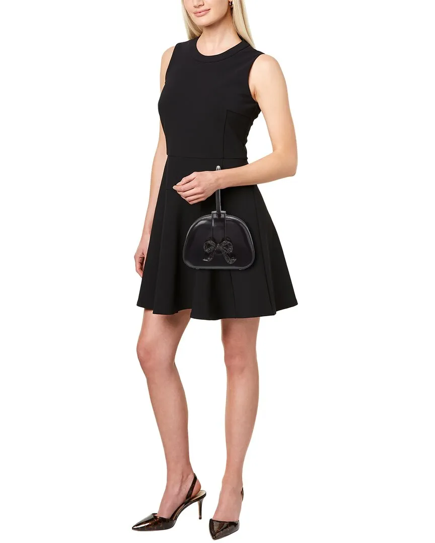 Self-Portrait Leather Top Handle Mini Bag