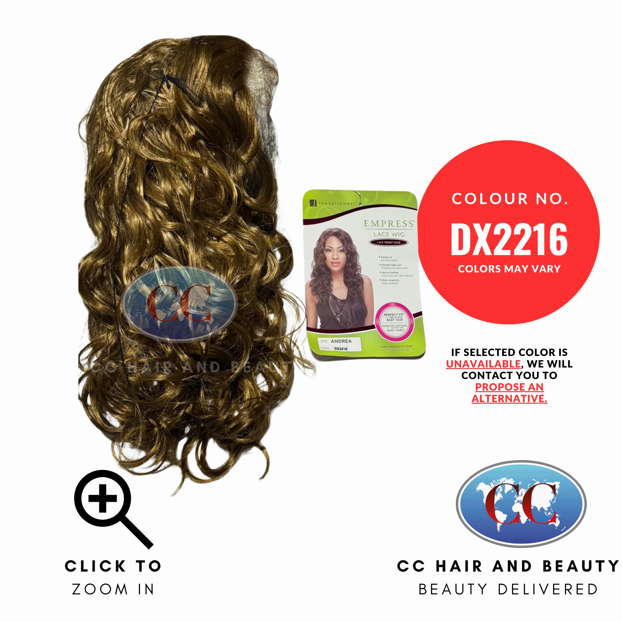 Sensationnel Empress Lace Front Wig  - Andrea