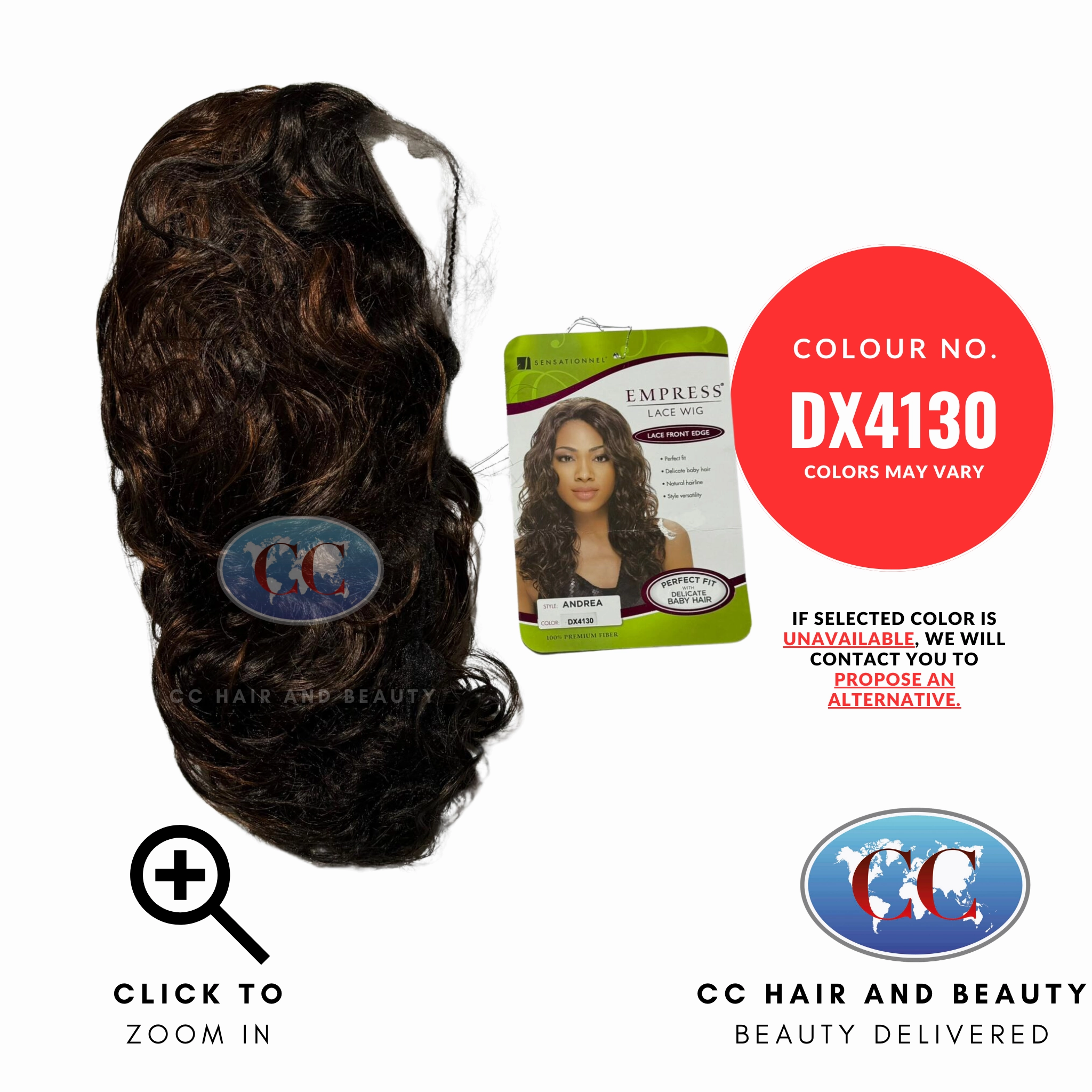 Sensationnel Empress Lace Front Wig  - Andrea