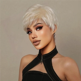 Short Blonde Wig