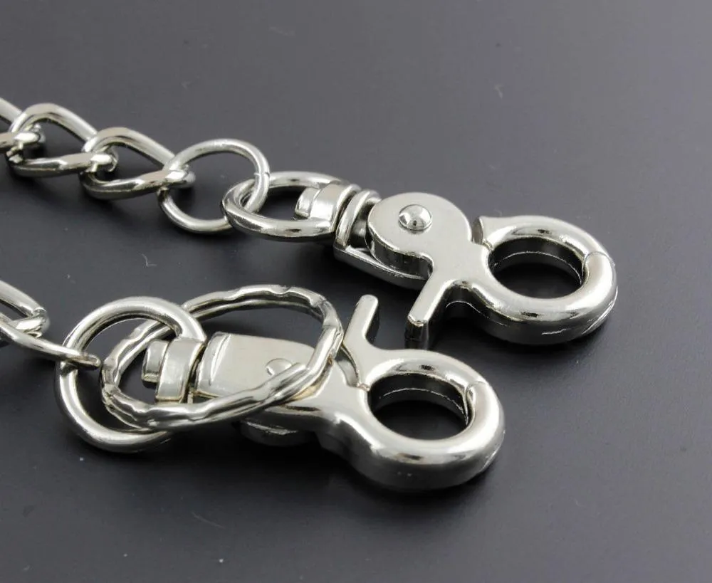 Silver Wallet Chain Cool Punk Rock Biker Trucker Wallet Chain Trucker Wallet Chain for Men