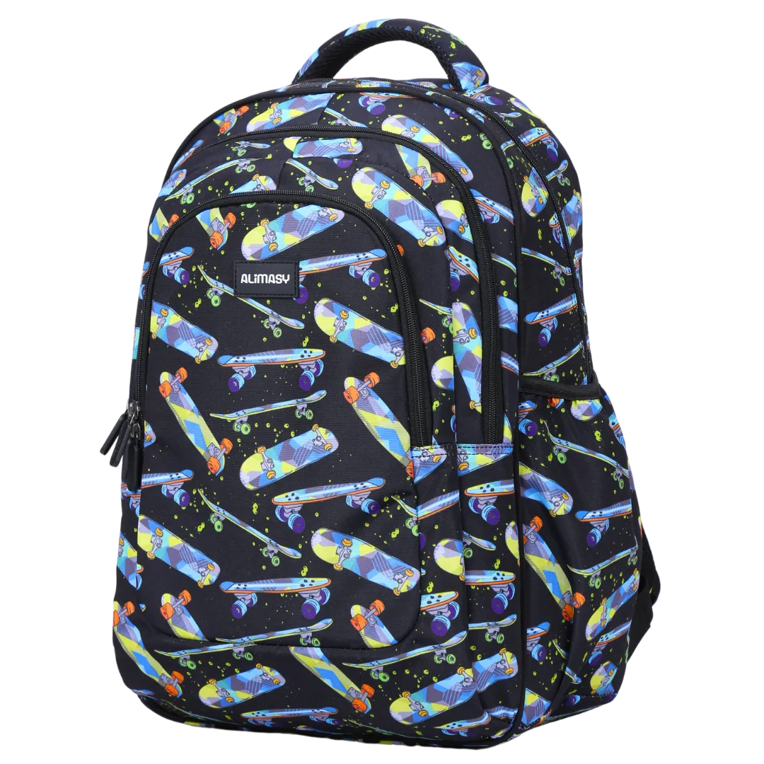 Skateboard Large School Backpack