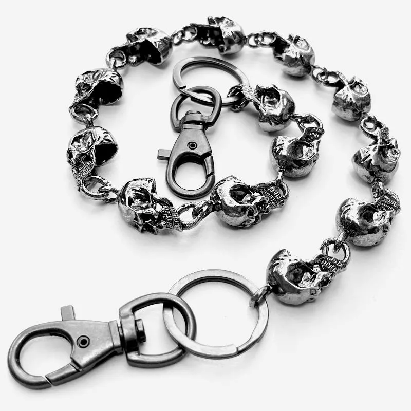 Skull Chain for Wallet Skull Pants Chain Cool Wallet Chains Skull Wallet Chain Wallet Skull Chain