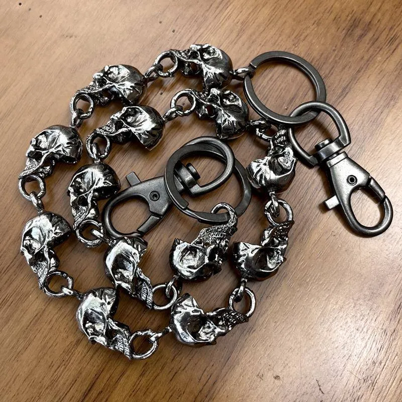 Skull Chain for Wallet Skull Pants Chain Cool Wallet Chains Skull Wallet Chain Wallet Skull Chain