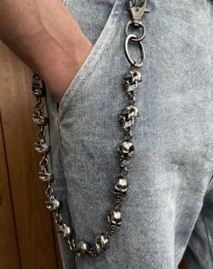 Skull Pants Chain Cool Wallet Chains Skull Wallet Chain Wallet Skull Chain Skull Chain for Wallet