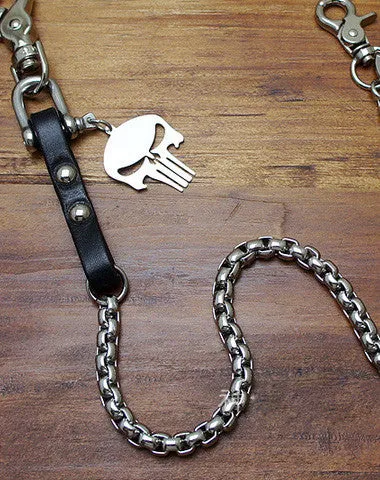 Skull Wallet Chain Pant Chains Biker Chains for Pants Chains for Jeans Cool Biker Wallet Chain