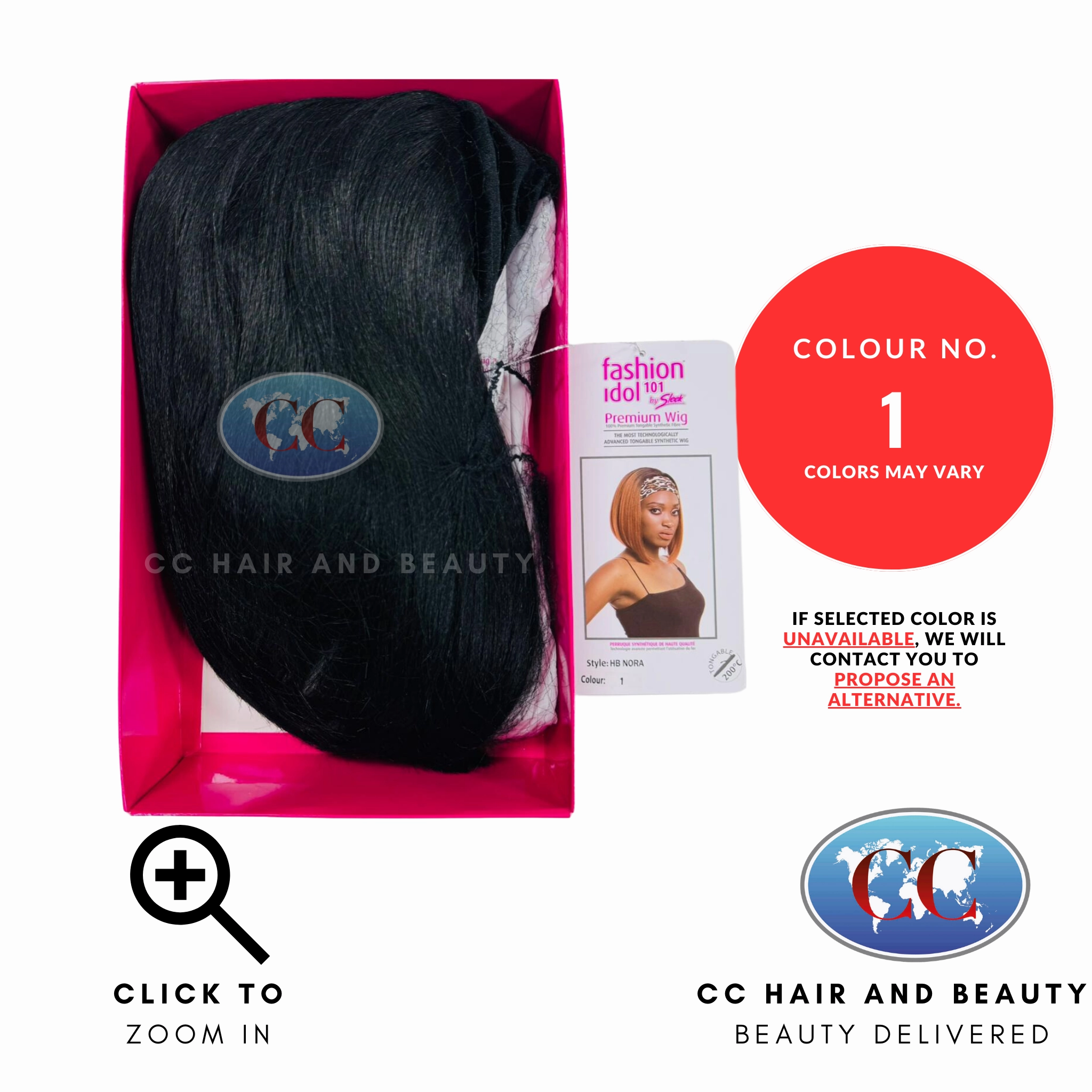 Sleek Premium Synthetic Wig - HAIR BAND NORA