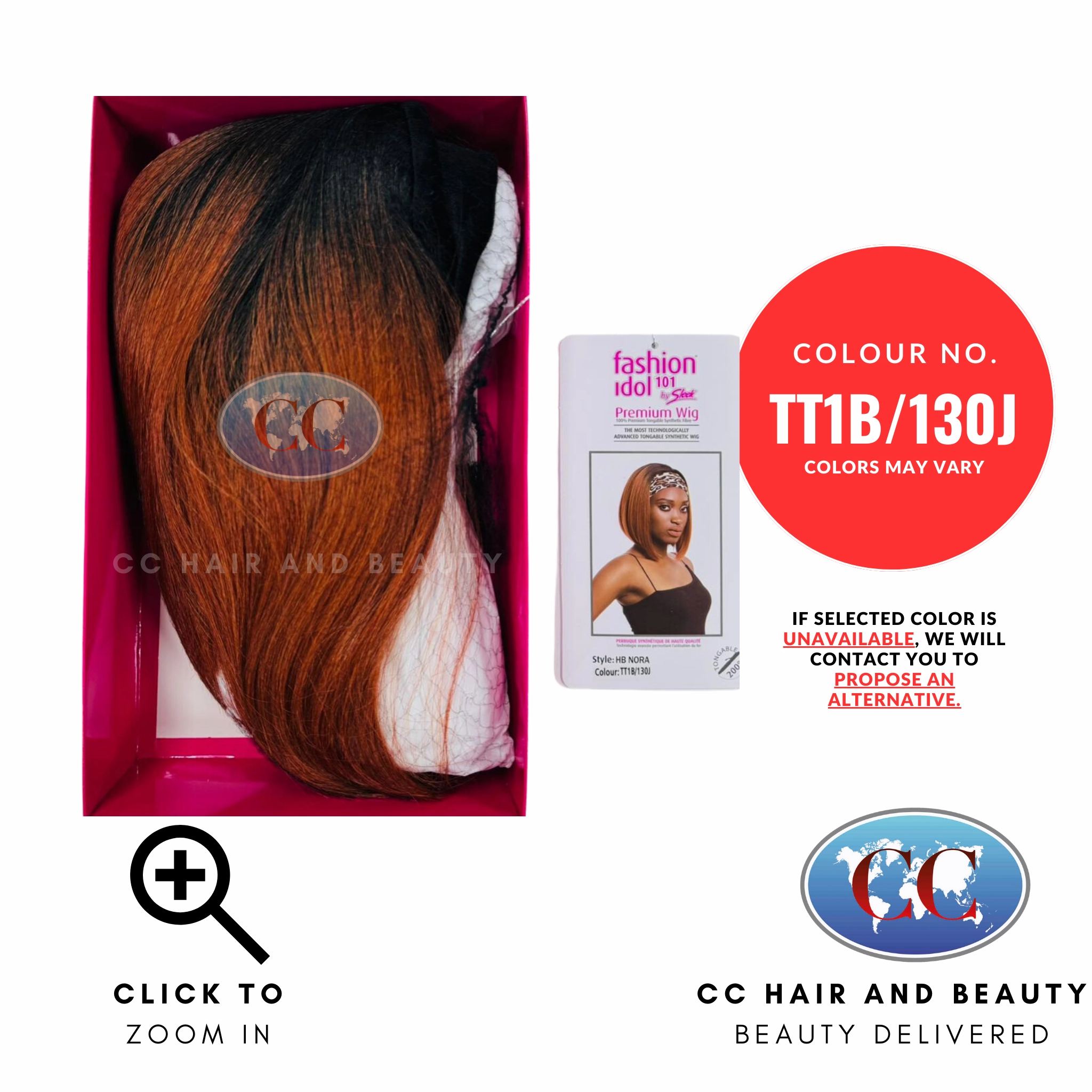 Sleek Premium Synthetic Wig - HAIR BAND NORA