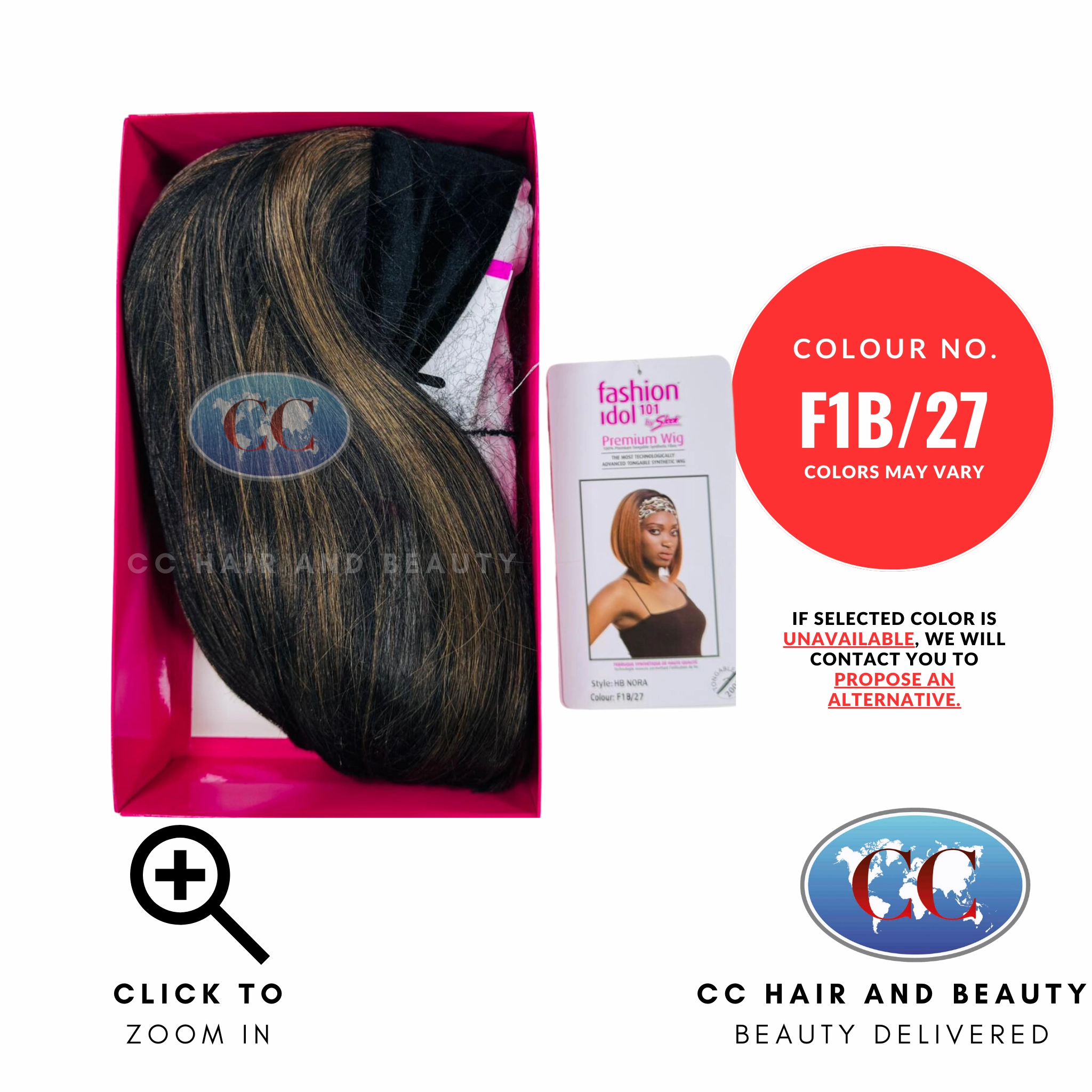 Sleek Premium Synthetic Wig - HAIR BAND NORA