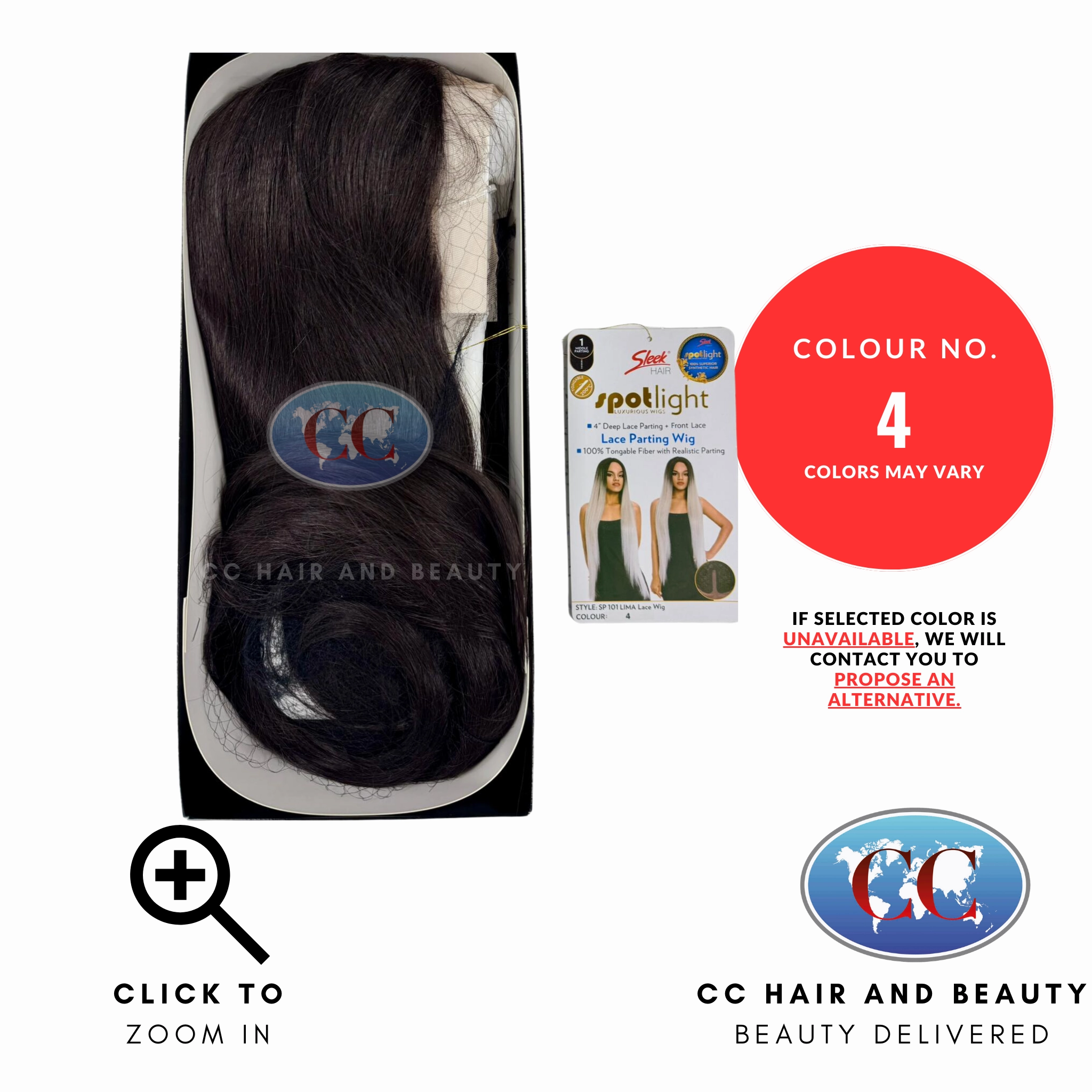 Sleek Spotlight 101 Synthetic Hair Lace Wig - Lima