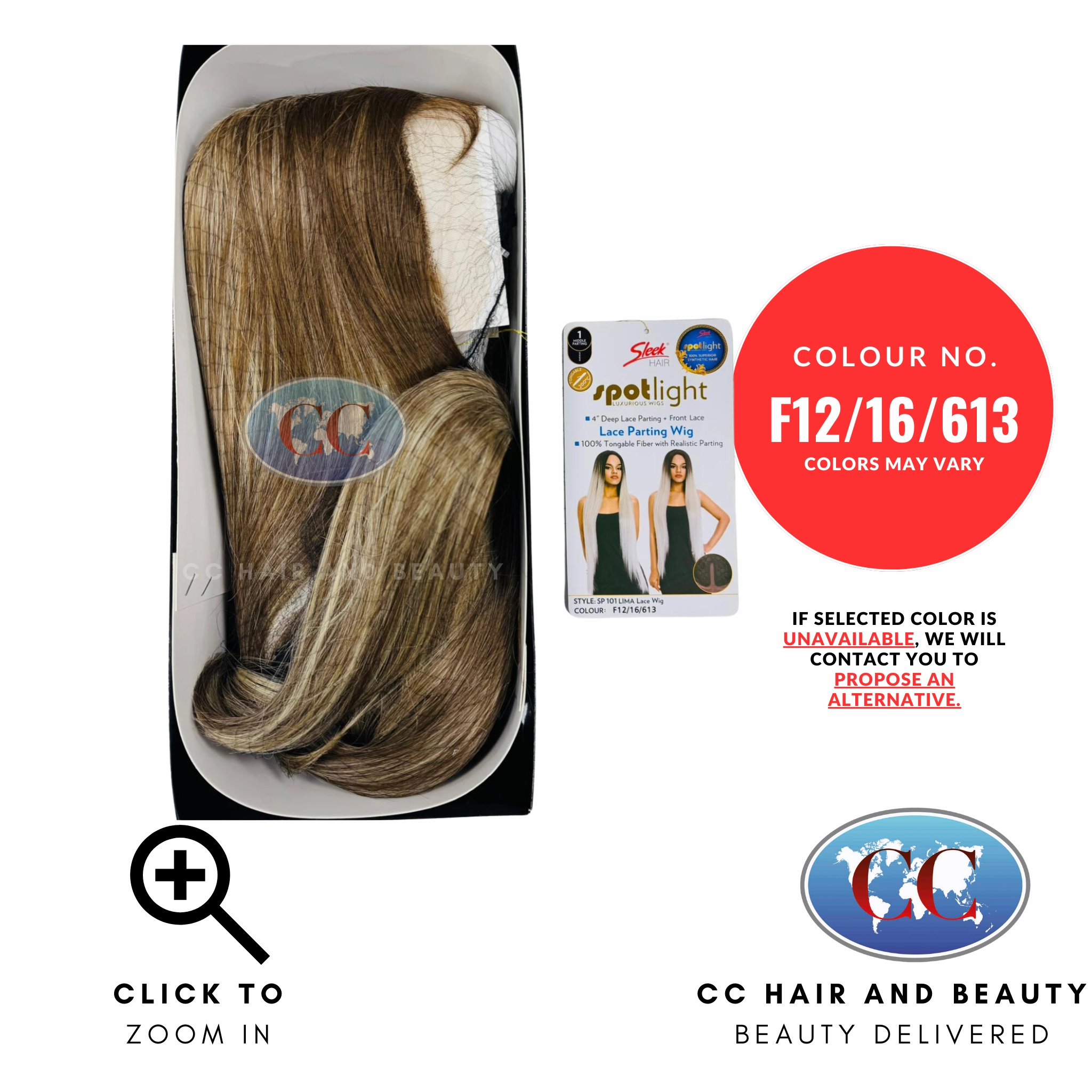 Sleek Spotlight 101 Synthetic Hair Lace Wig - Lima