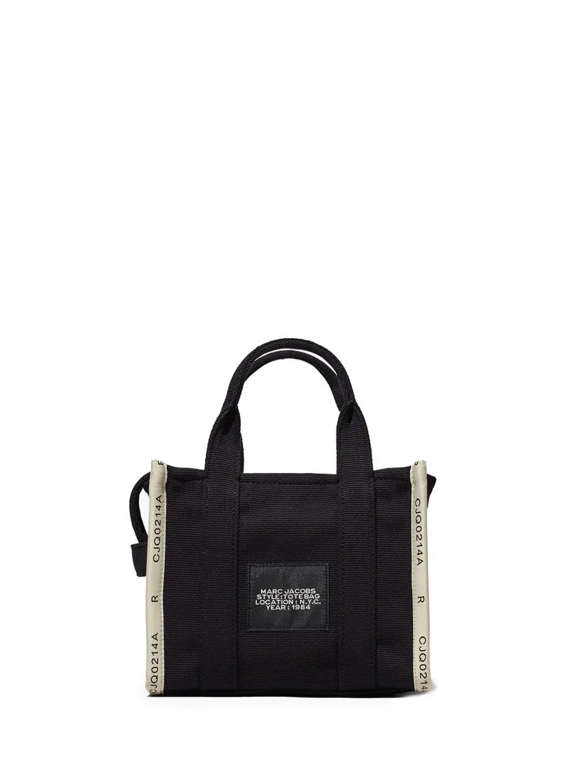 Small Black Canvas Tote Bag