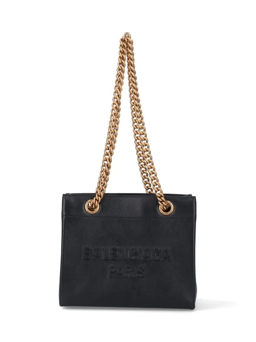 Small 'Duty Free' Tote Bag  Black