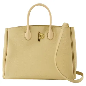 Small Rocking Horse Shopper Bag - Burberry - Leather - Beige