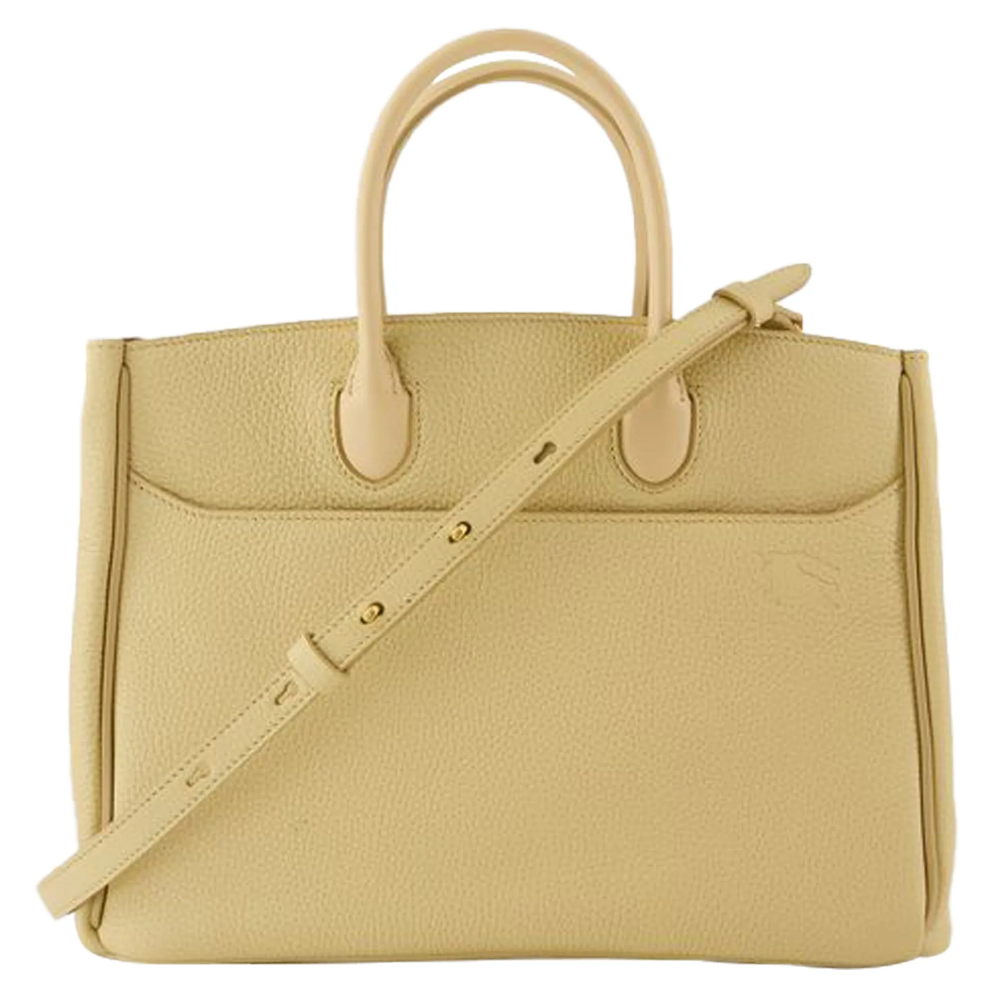 Small Rocking Horse Shopper Bag - Burberry - Leather - Beige
