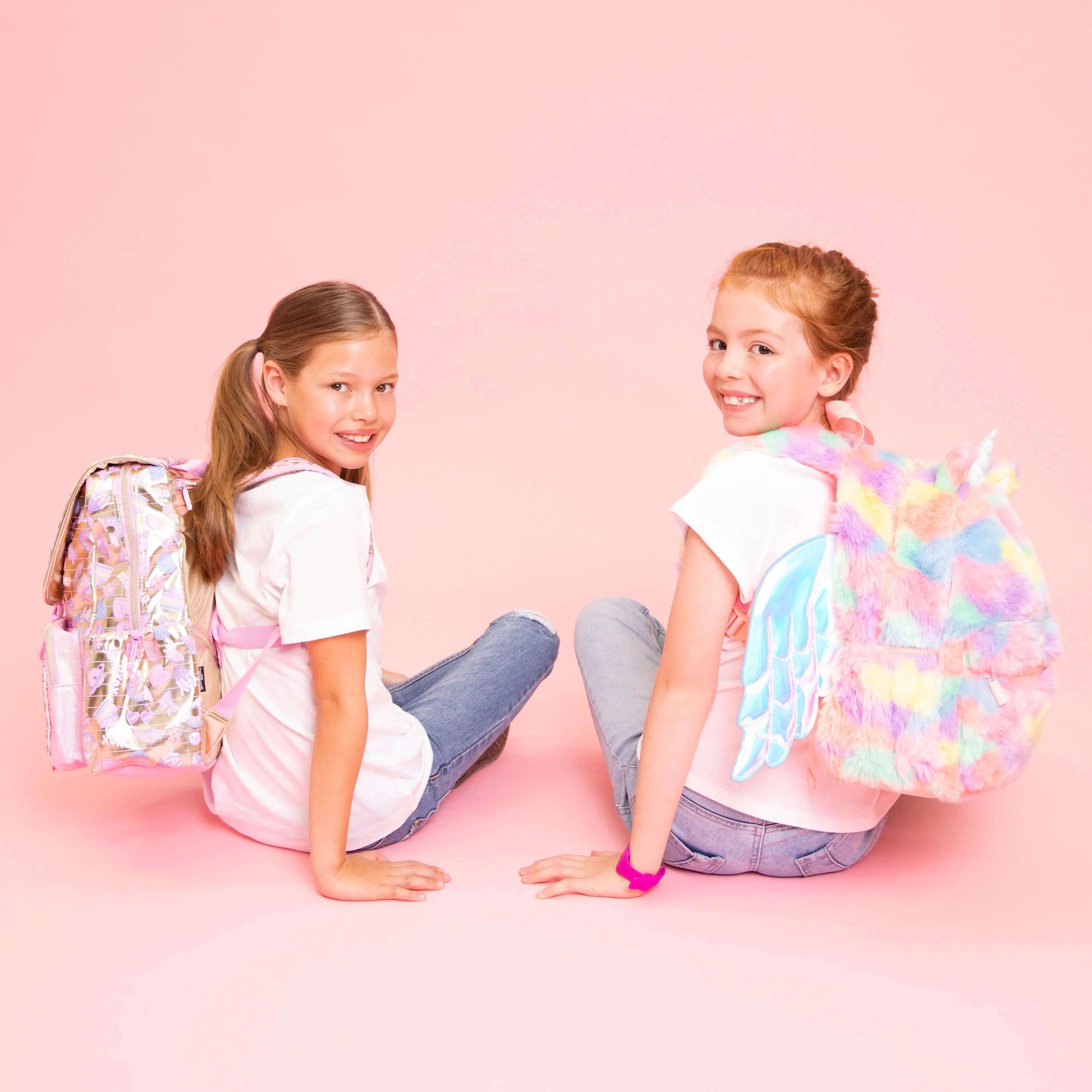 SMIGGLE Dreamer Fluffy Junior Backpack - Pastel