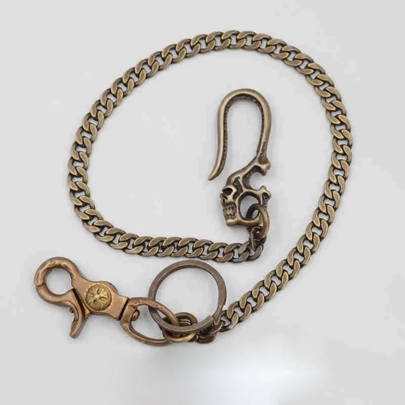 Solid Brass Cool Wallet Chains Biker Wallet Chains Trucker Wallet Chains for Men