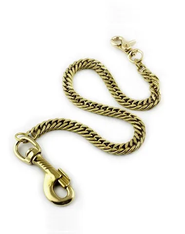 Solid Brass Wallet Chain Cool Punk Rock Biker Trucker Wallet Chain Trucker Wallet Chain for Men